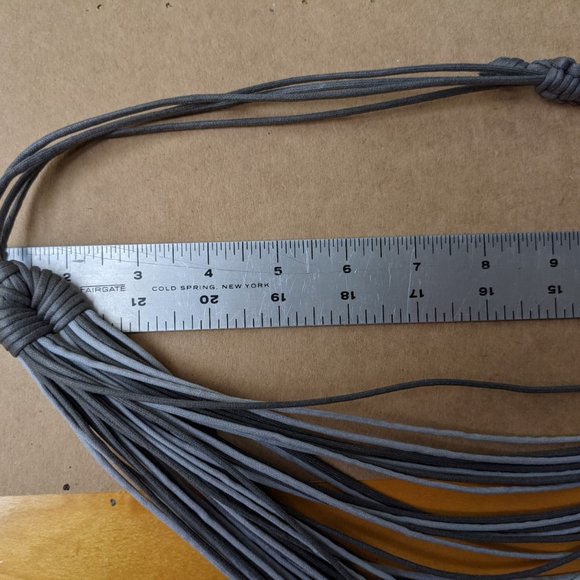 Leather multi-strand necklace with adjustable clasp NEW! - Picture 11 of 12